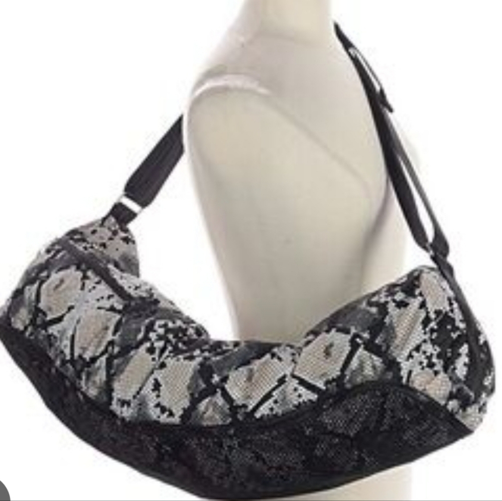 Lululemon The Yoga Bag O/S KRAA Kara Blossom – Black & Creme, Multi-Pocket, Rare